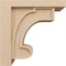 Ekena Millwork 10"W x 20"D x 20"H Classic Alma Rough Cedar Woodgrain TimberThane Corbel, Primed Tan CORUR10X20X20ALMRCPR - alternate 3